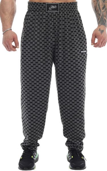 SWEATPANTS 1371-PNT-ANTHRACITE checked